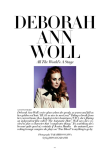 Deborah Ann Woll pour TWELV Magazine