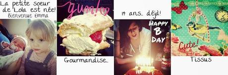 Quelques semaines Instagram...