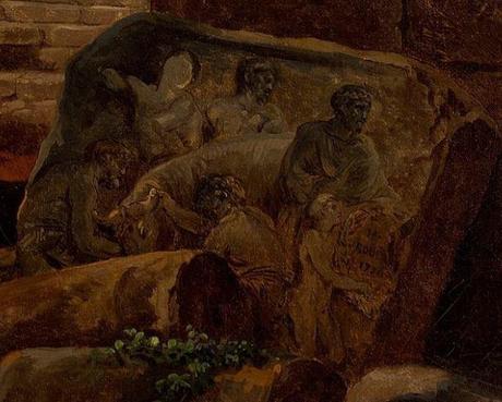 La ruine- carrefour Hubert Robert 1775 _Ruins_with_an_obelisk_in_the_distance_groupe7