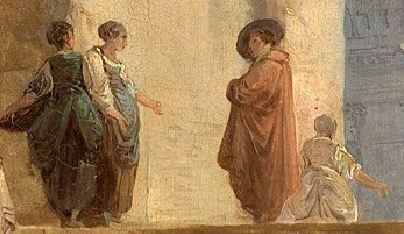 La ruine- carrefour Hubert Robert 1775 _Ruins_with_an_obelisk_in_the_distance_groupe1