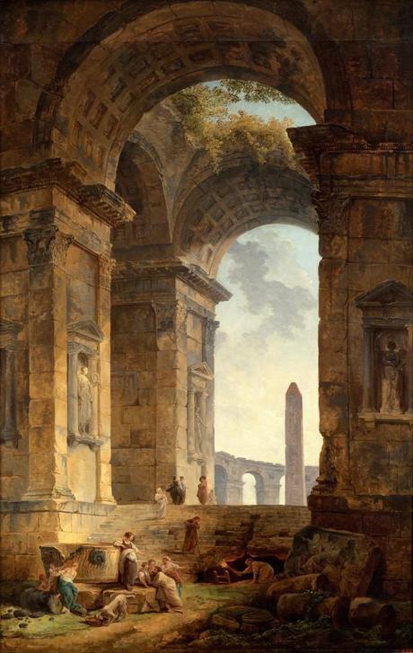 Hubert-Robert-1775-_Ruins_with_an_obelisk_in_the_distance