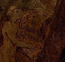 La ruine- carrefour Hubert Robert 1775 _Ruins_with_an_obelisk_in_the_distance_signature