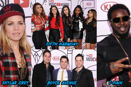 YouTube Music Awards : le tapis rouge en images !