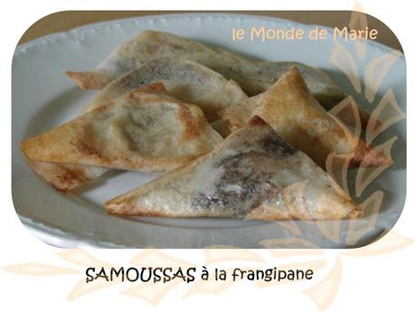 Samoussas frangipane