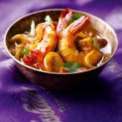 Crevettes au curry