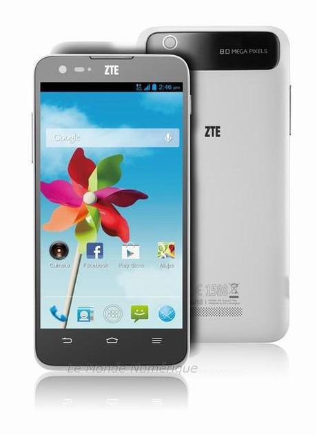 Grand S Flex, le smartphone 5 pouces HD par ZTE