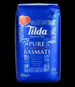 Riz au lait de coco, à la banane et à la mangue riz-tilda.png