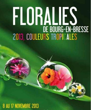 Des Floralies 2013 aux couleurs tropicales à Bourg-en-Bresse