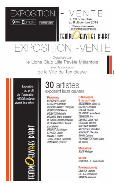 9ème exposition de TemplOeuvres d’Art
