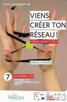 Le Forum ALSACE TECH Entreprises 2013 à Strasbourg : C'est le 7 novembre !