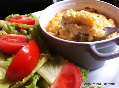 Aujourd'hui, j'ai testé –un gratin de coquillettes au gouda façon Mac'n'Cheese