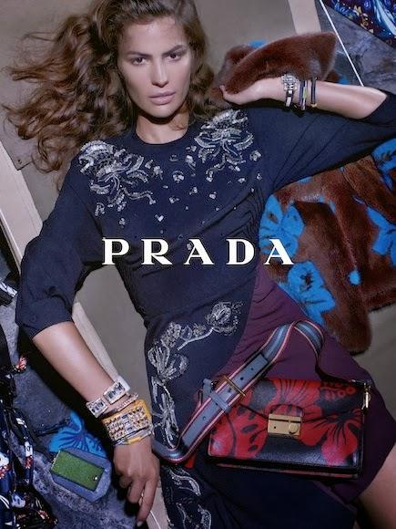 La nouvelle campagne Prada Ressort, très florale...