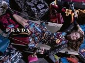 nouvelle campagne Prada Ressort, très florale...