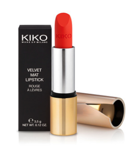 Kiko - Velvet Mat Satin Lipstick - Bright Orange - 6,90 euros