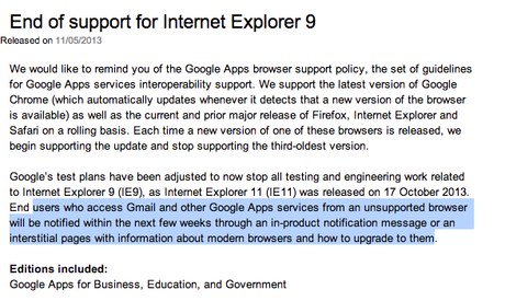 Internet Explorer 9: c'est la fin?