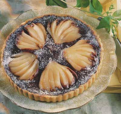 Tarte choco-poire