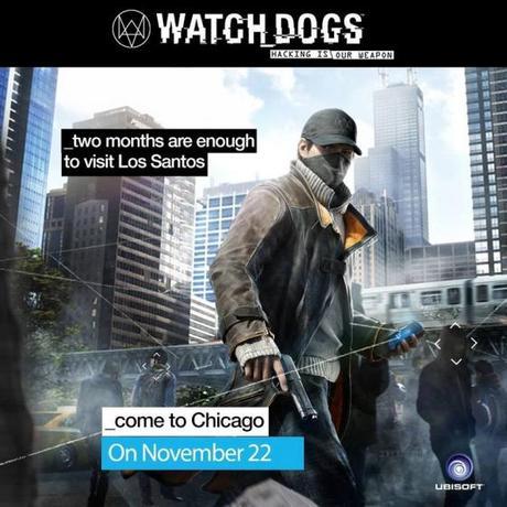 Publicite Artwork Watch Dogs PS3 Novembre