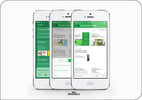 Evernote perspectives iOS 7