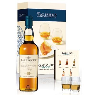 coffret-whisky-malt-and-food-whisky-talisker-10-ans-saumon-fume Cadeau de noël 2013 : De beaux coffrets de whisky à offrir