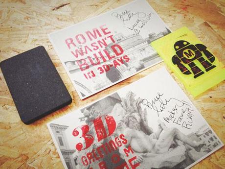 3D printed letterpress machines: Stampomatica 