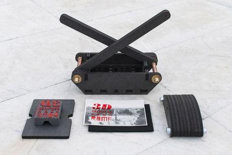 3D printed letterpress machines: Stampomatica 