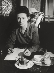 Simone de Beauvoir au Flore