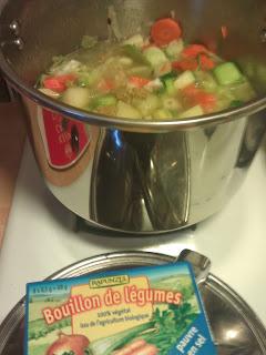 il fait froid, vite une bonne soupe de légumes