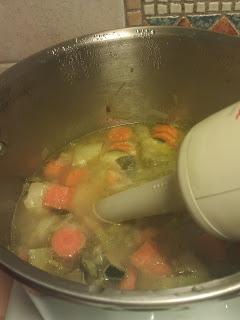 il fait froid, vite une bonne soupe de légumes