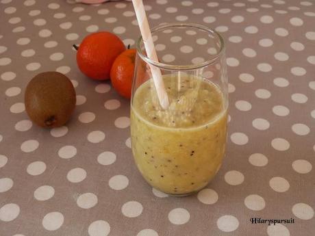 Smoothie aux fruits d'hiver / Winter fruits smoothie