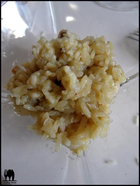 Risotto de riz thaï aux champignons et une touche de Pineau des Charentes