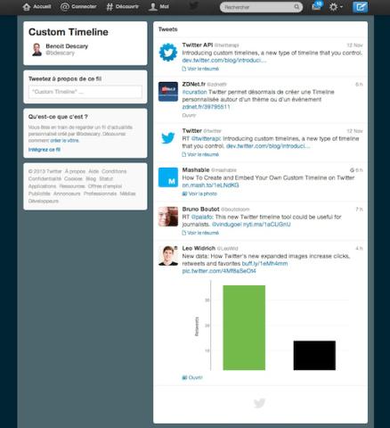  Twitter vous permet de créer des listes de tweets personnalisés [Custom Timeline]