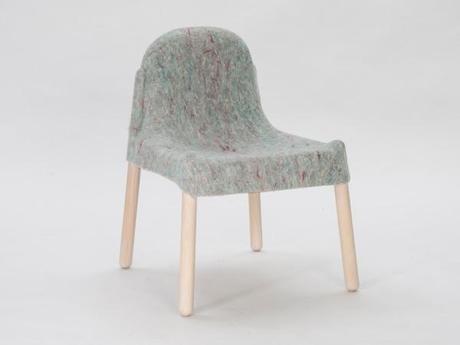 Felt Chair la chaise feutrée par Christian Juhl