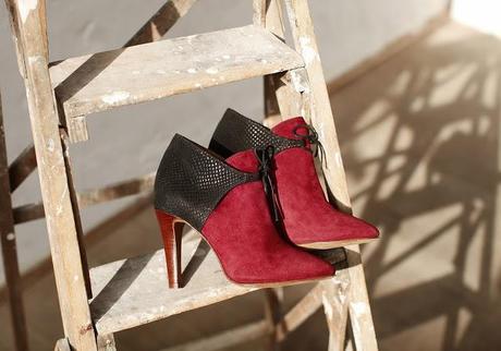 C'est l'histoire d'un succés Bottines bordeaux Sezane Collection Hiver 2013
