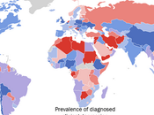 carte mondiale dépression