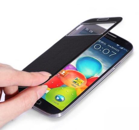 Coque Qi et socle de recharge sans fil pour le Samsung Galaxy S4