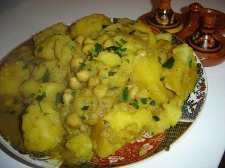 pommes de terre aux pois chiches pommes de terre aux pois chiches