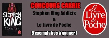 5 exemplaires de la nouvelle édition de CARRIE à gagner sur Stephen King Addict