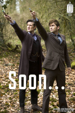 Doctor Who – The Day Of The Doctor – Nouveau poster et photo de David Tennant et Matt Smith