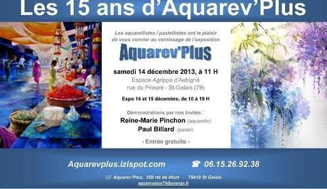 Exposition à Saint-Gelais (Deux Sèvres) pour les 15 ans d’ Aquarev’Plus