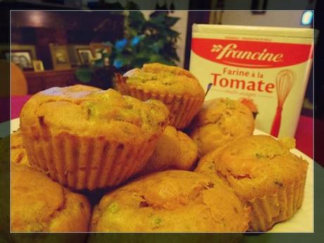 La Cuisine du Dimanche # 9 : Muffins salés au jambon et tomates séchées