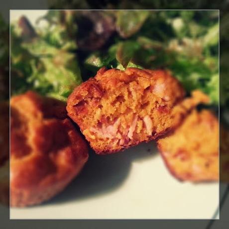 La Cuisine du Dimanche # 9 : Muffins salés au jambon et tomates séchées