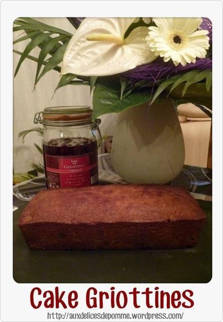 Cake Griottines Cake griotte et pot