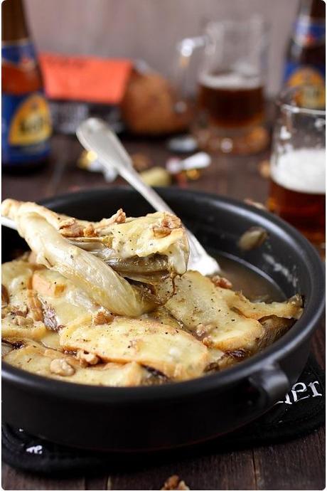 Endives gratinées au maroilles