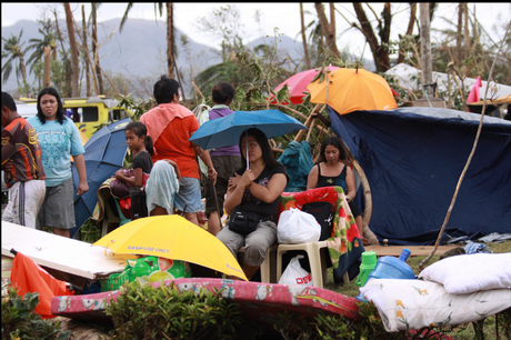 La ville de Tacloban, Philippines ravagée après le passage du cyclone Haiyan