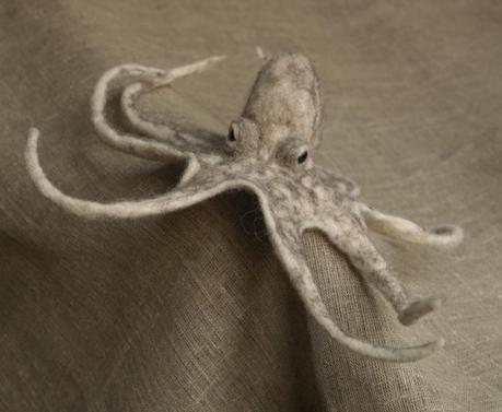 Grisha Dubrovsky – felted octopus – toys art