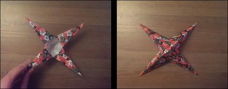 DIY: une étoile en origami pour Noël