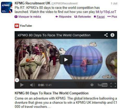 Twitter KPMG carrières UK