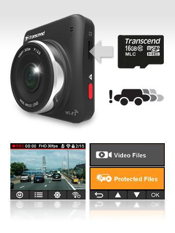 Transcend DrivePro 200, la caméra à embarquer dans sa voiture