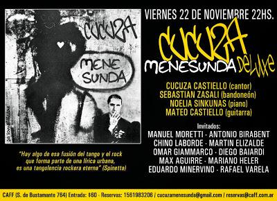 Cucuza présente Menesunda au CAFF vendredi prochain [à l'affiche]