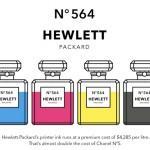 HIGH-TECH: Cartouches d’Encre HP en Chanel N°5